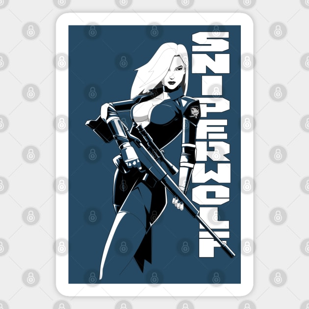 Metal Gear Solid's Sniper Wolf Magnet by CoolDojoBro